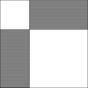 Figure 76; Perfect Square, Two Rectangle Construction